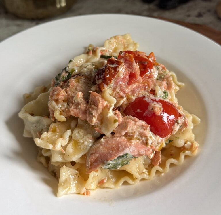 Viral Boursin Salmon Pasta (One Pan, 20 Minutes)