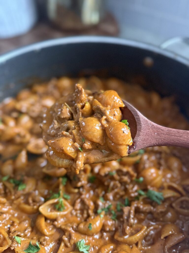 Cheesy Beef Shells
