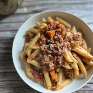 Mom and Nonna's bolognese sauce