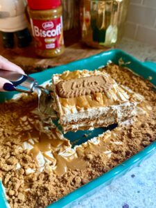 One Pan, No Bake Biscoff Lasagne