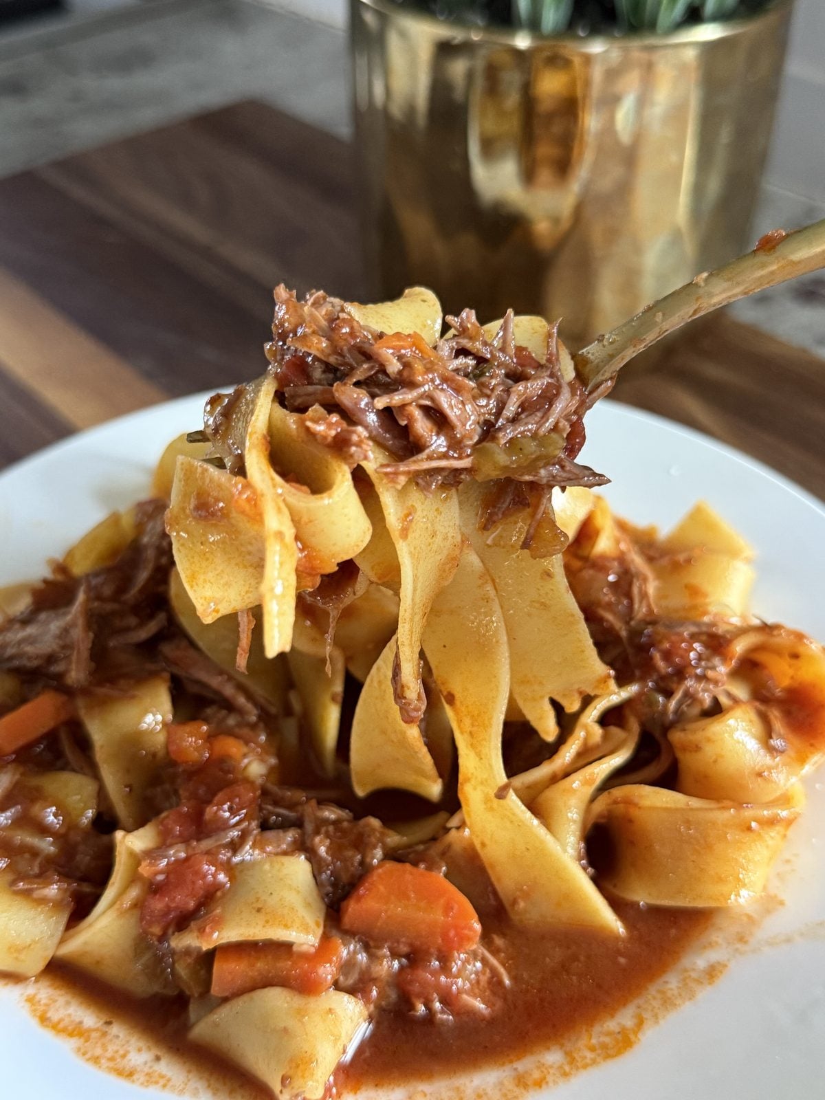 short rib pappardelle