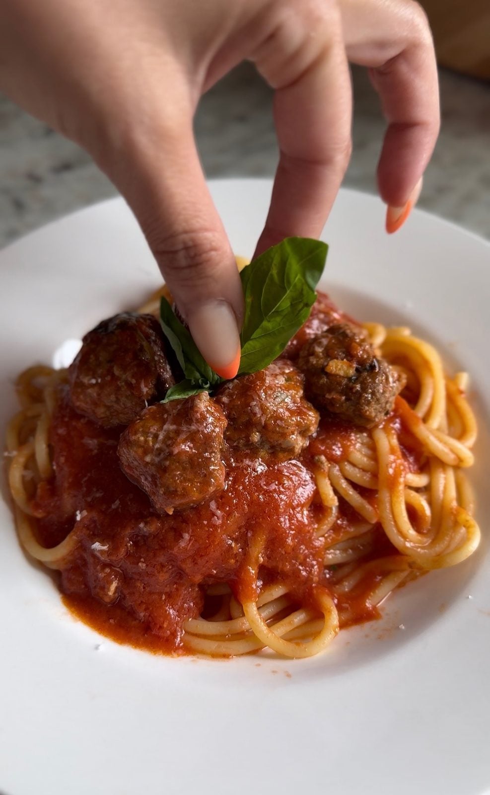 spaghetti and meatballs