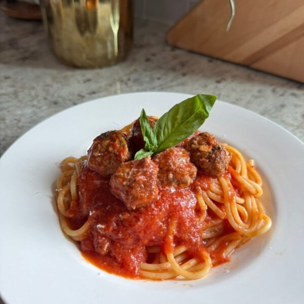 spaghetti and meatballs
