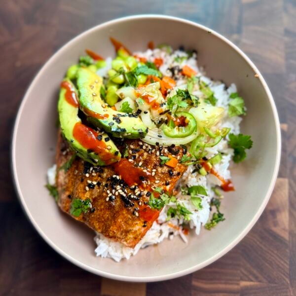 Baked Salmon Bowls