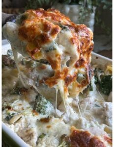 Chicken Caesar Dump-and-Bake Pasta