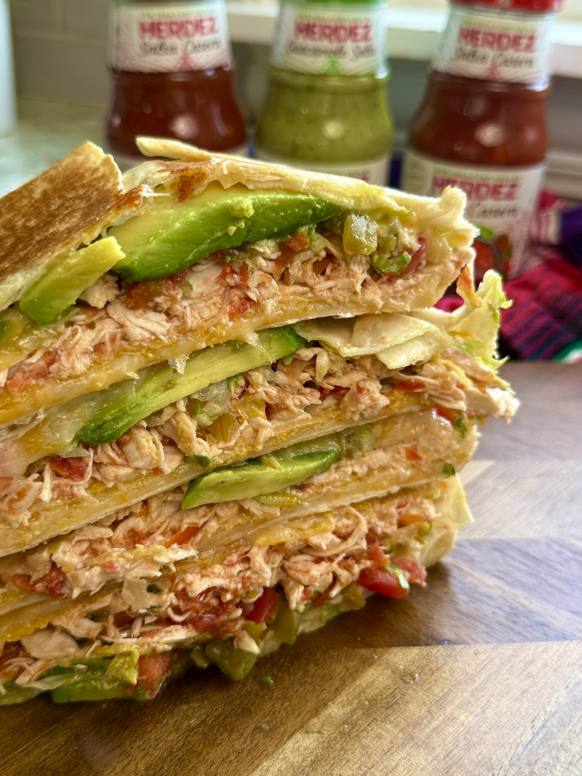 Crispy Salsa Chicken Crunchwraps