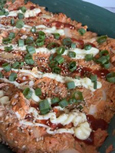 Easy Salmon Sushi Bake
