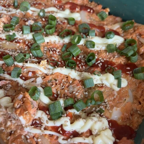 Easy Salmon Sushi Bake