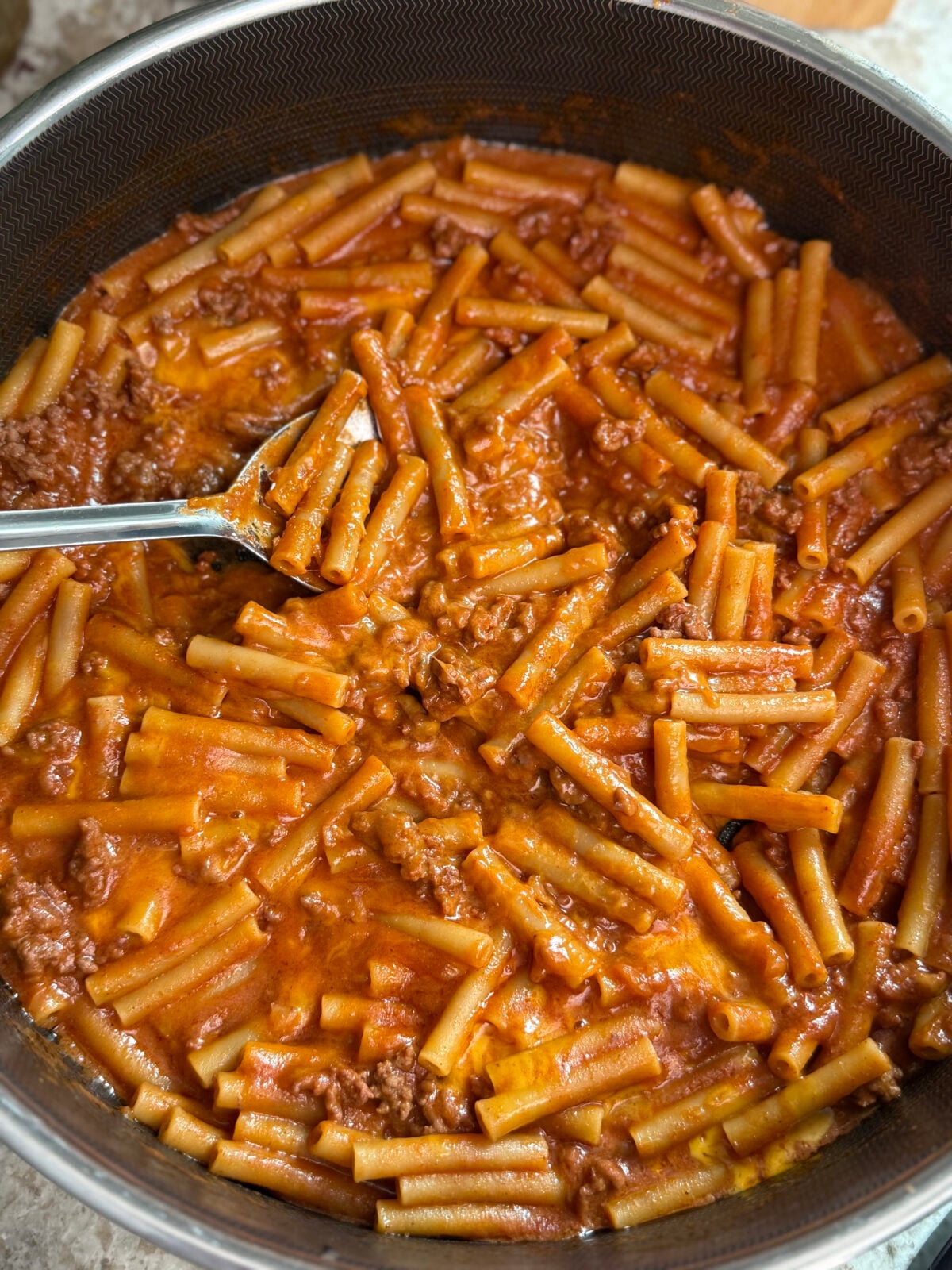 One-Pan Copycat Beefaroni