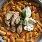 One Pan Creamy Rigatoni with Chicken and Burrata final pic 2