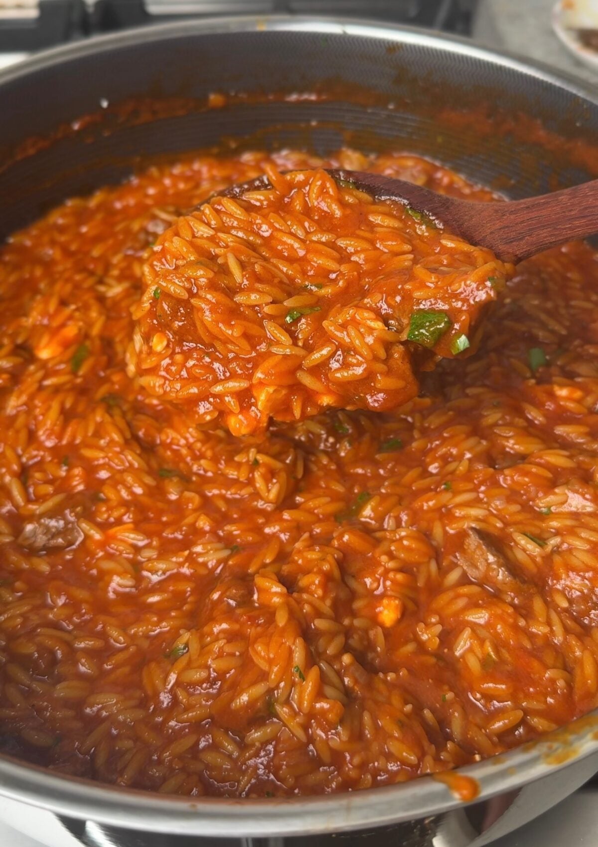 One-Pan Greek Lamb with Orzo