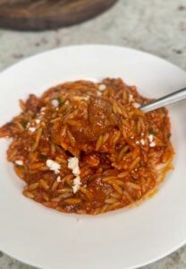 One-Pan Greek Lamb with Orzo
