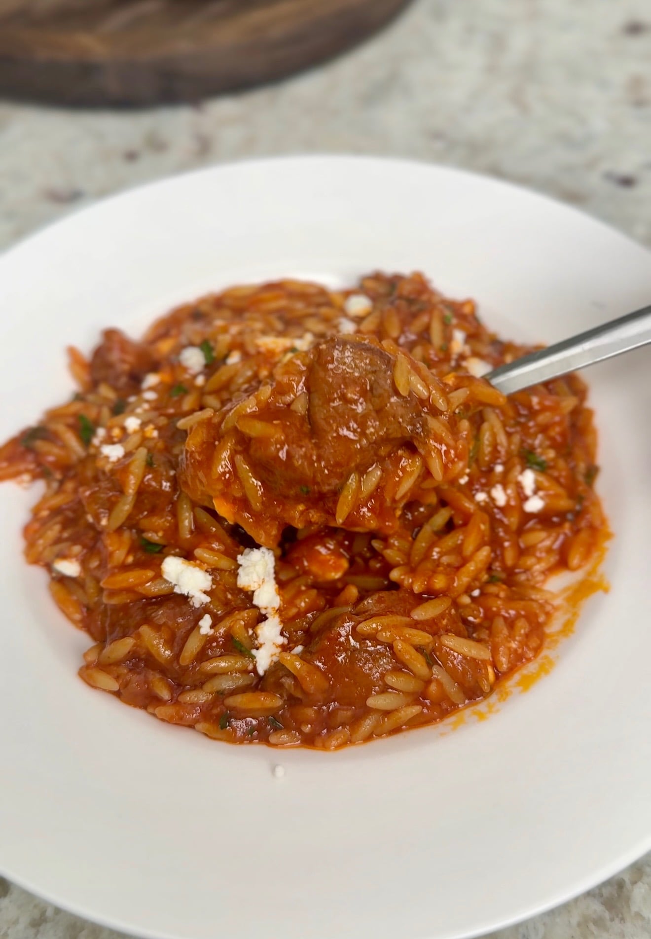 One-Pan Greek Lamb with Orzo