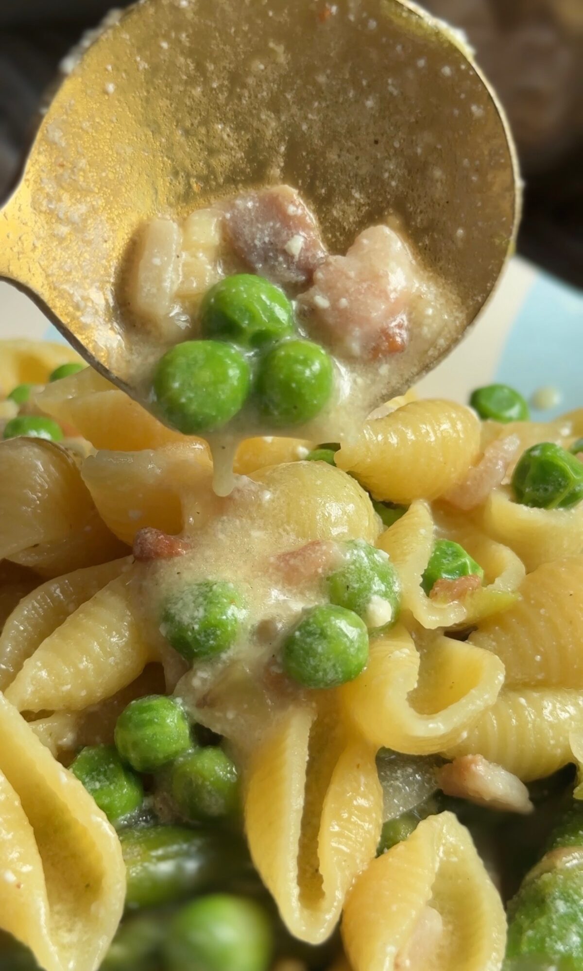 One-Pan Springtime Pancetta and Pea Pasta