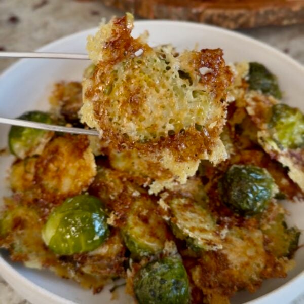 Oven Roasted Parmesan Brussels Sprouts