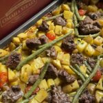 Sheet Pan Garlic Butter Steak Bites and Veggies final pic 1
