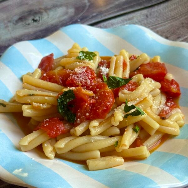 Strawberry Tomato and Basil Pasta