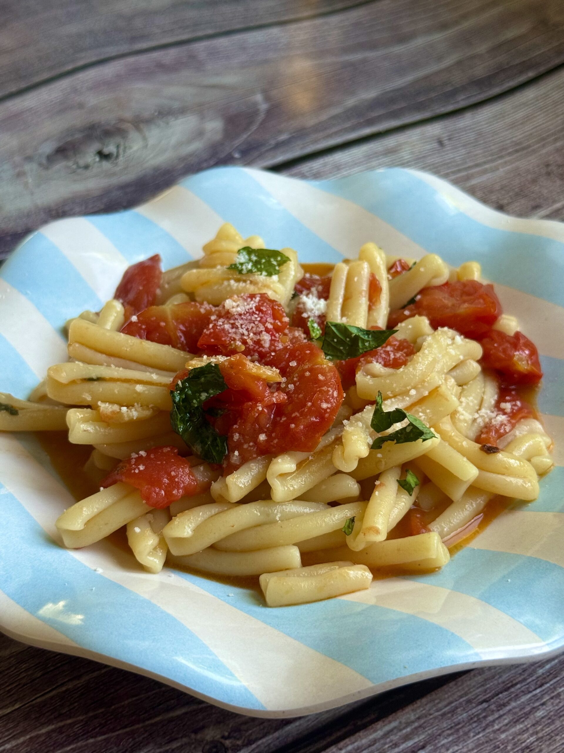 Strawberry Tomato and Basil Pasta