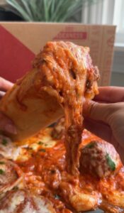 Walking Stuffed Meatball Cones