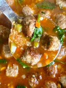 One Pan Italian Wedding Soup (30 Minutes)