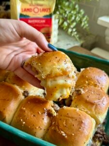 Cheeseburger Sliders with Mom’s Secret Burger Sauce