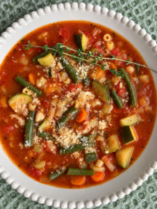 One Pan Minestrone Soup
