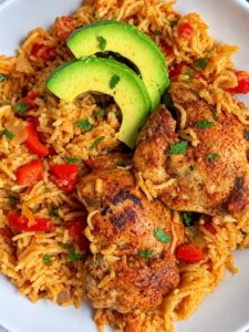 One Pan Chicken and Rice (45 Minutes)