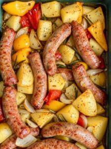 One-Pan Oven Roasted Sausage and Potatoes